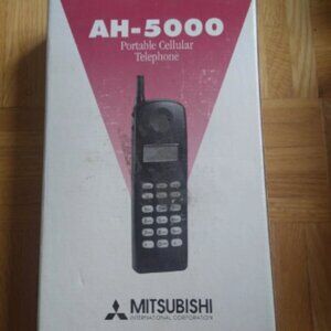 NEW OPEN BOX Mitsubishi AH-5000 Vintage Cell Mobile Phone RARE